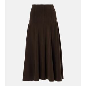 Norma Kamali Grace Maxi Skirt – Size Large 🤎